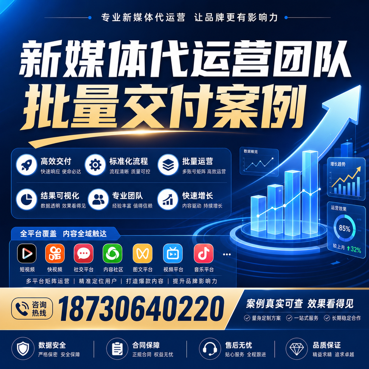 潜江代运营公司多客户账号批量高效交付案例