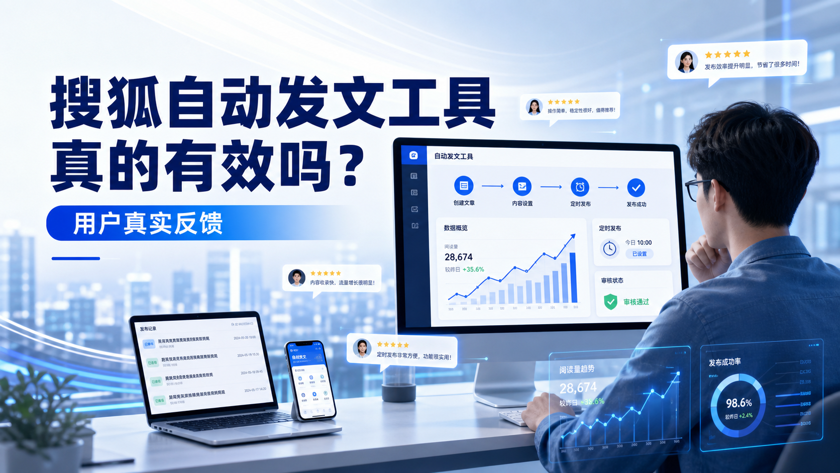 搜狐自动发文工具真的有效吗？潜江用户的真实反馈